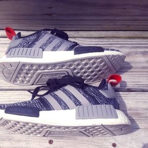 Adidas NMD Runner Nomad Grey Glitch Camo Size 7